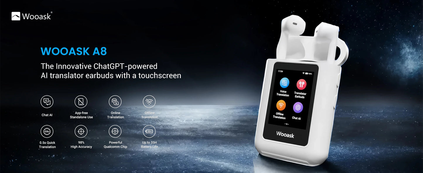 A8 ChatGPT Translation Earbuds