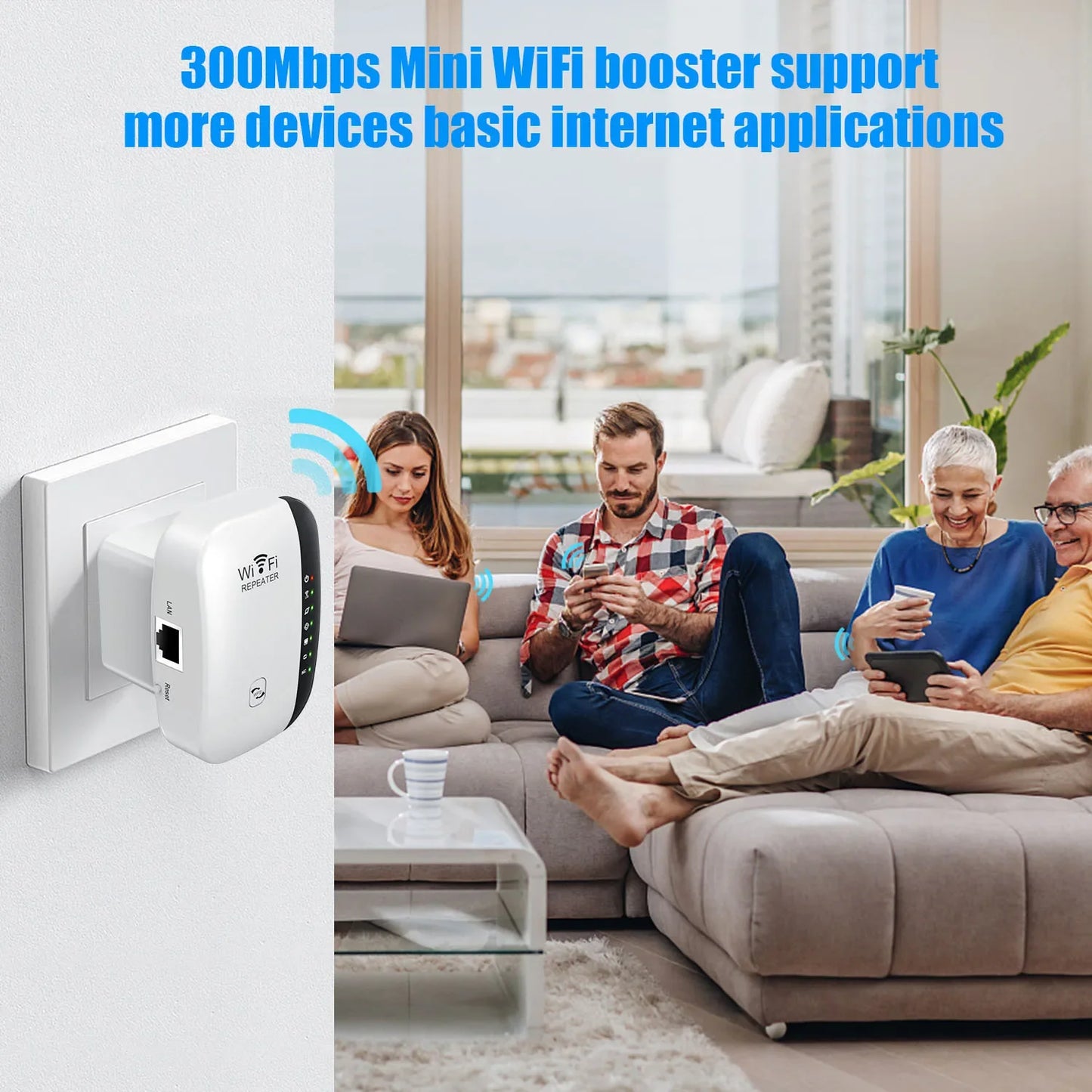 Wireless 300Mbps WiFi Repeater