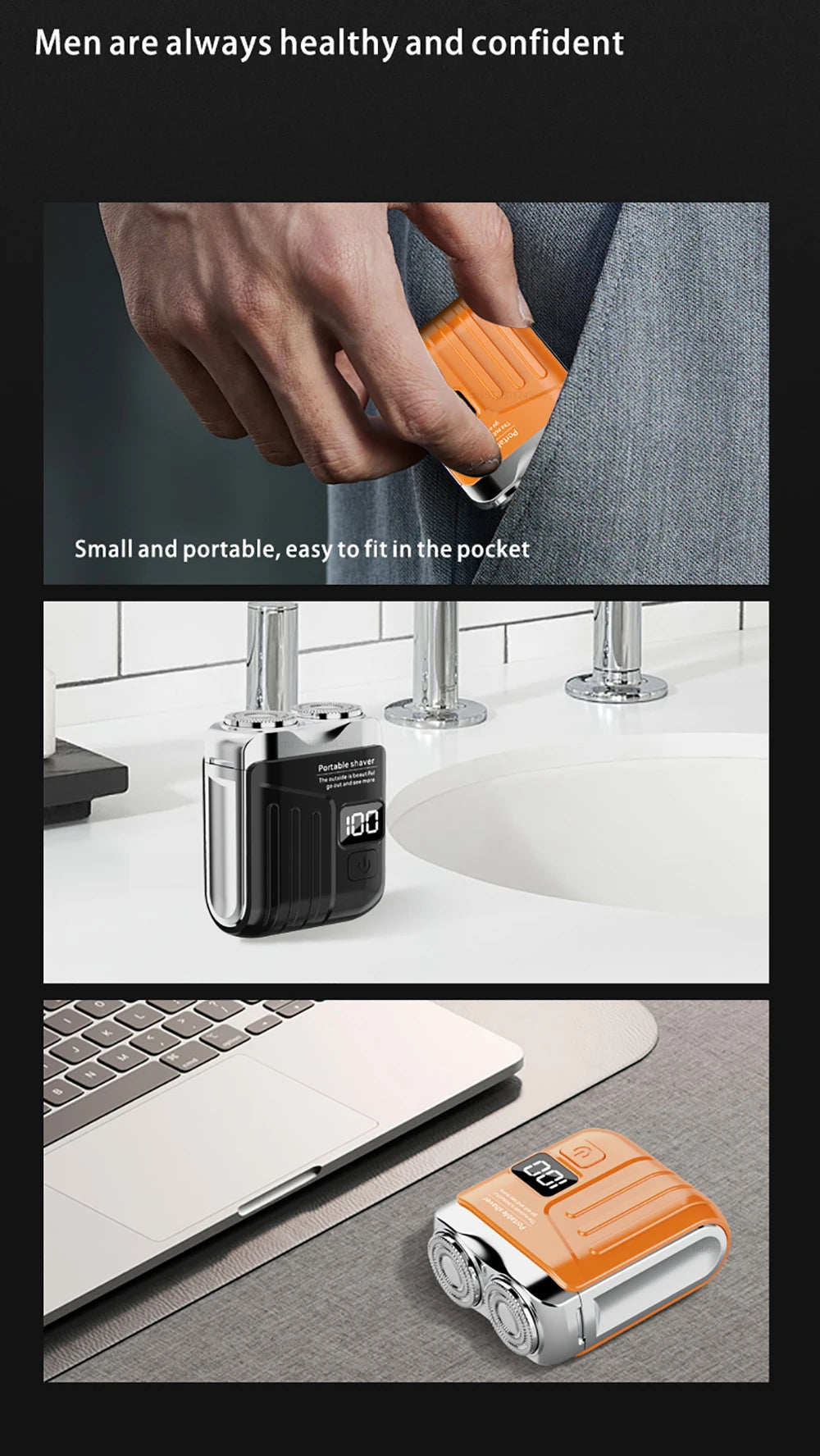 Electric Mini Travel Shaver