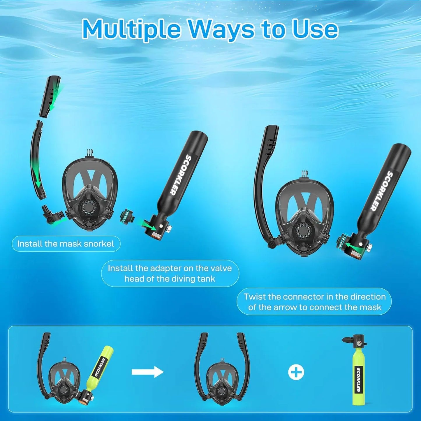 Full Face Snorkeling Mask