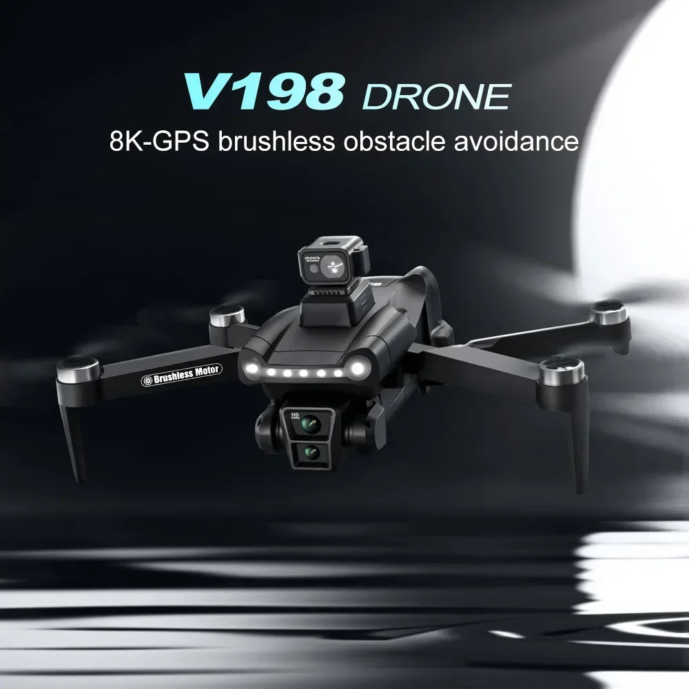 V198 Pro/MAX Professional 4K GPS Drone