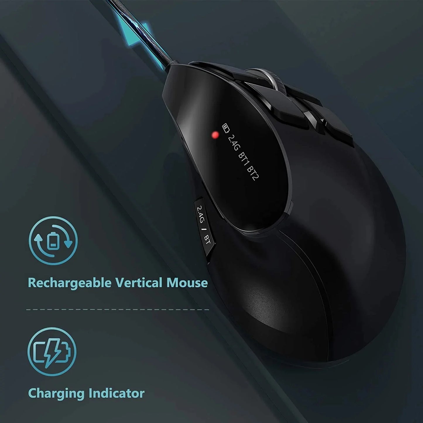 Seenda Vertical Wireless Ergonomic gaming Mouse