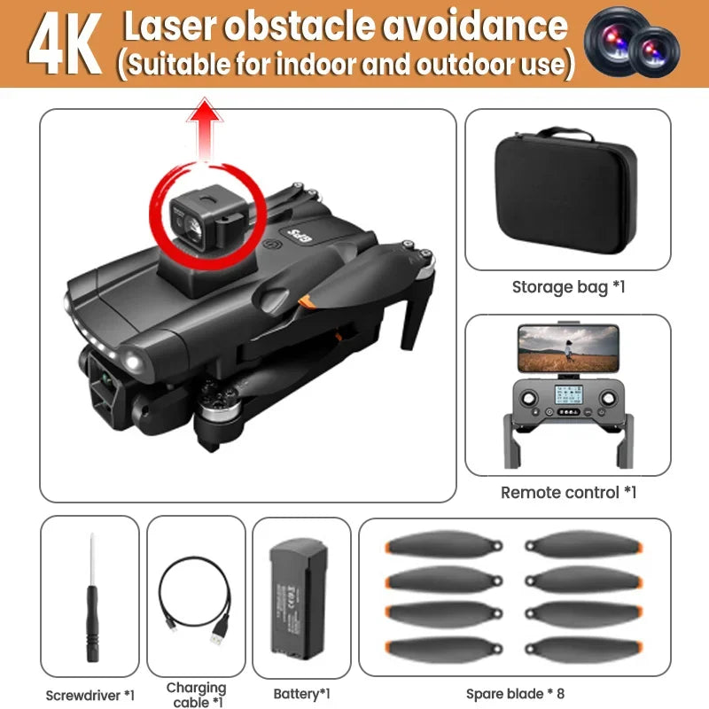 V198 Pro/MAX Professional 4K GPS Drone