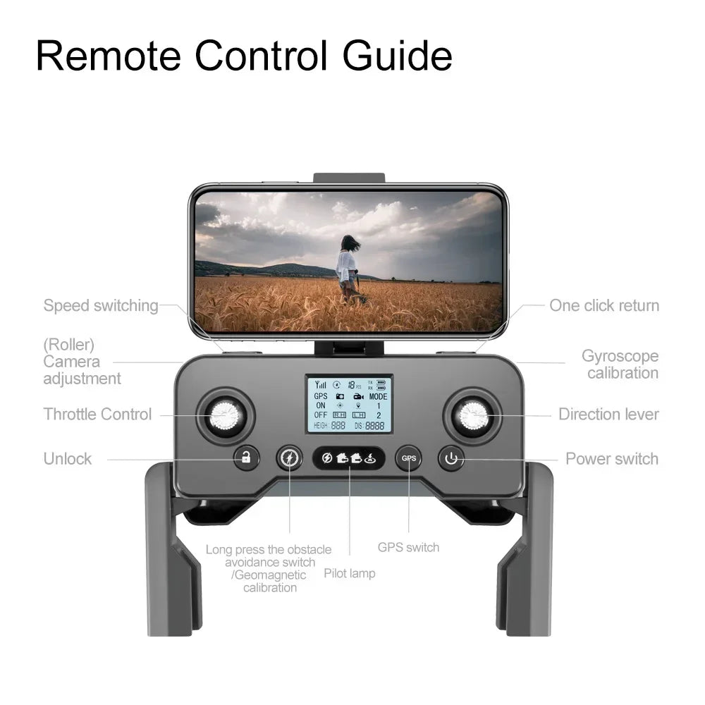 V198 Pro/MAX Professional 4K GPS Drone
