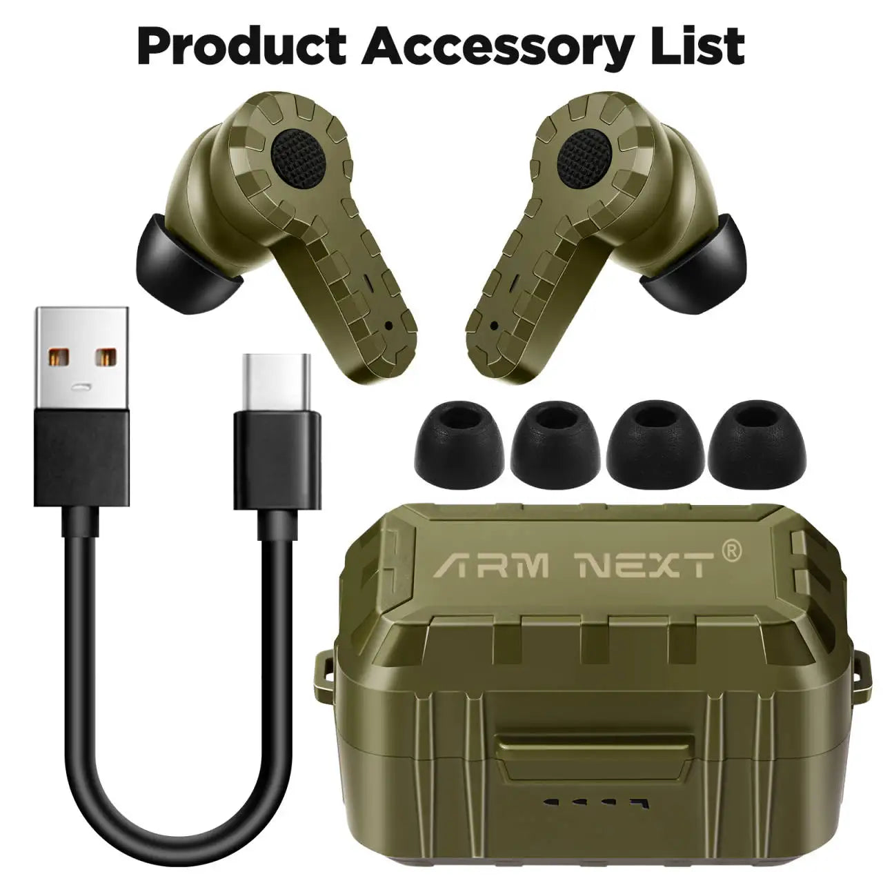 New Military Tactical Electronic Ear Buds