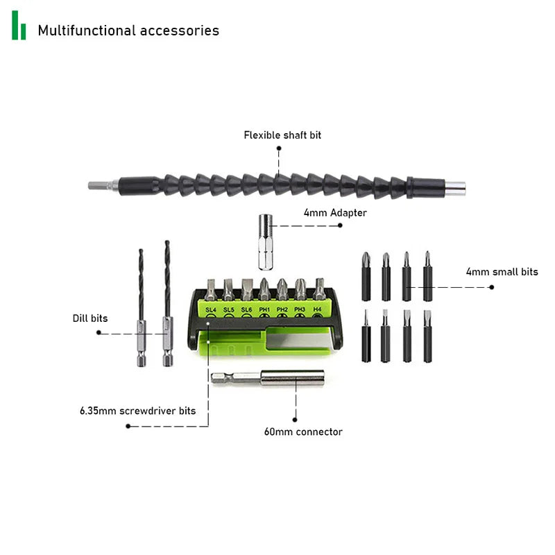 Cordless Mini Electric Screwdriver