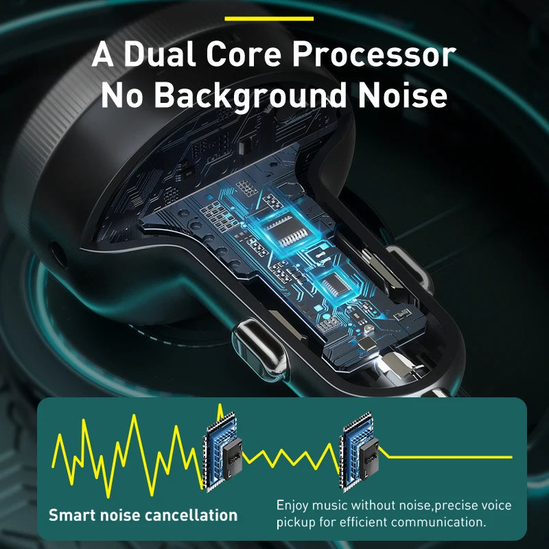 Wireless and Bluetooth FM Transmitter