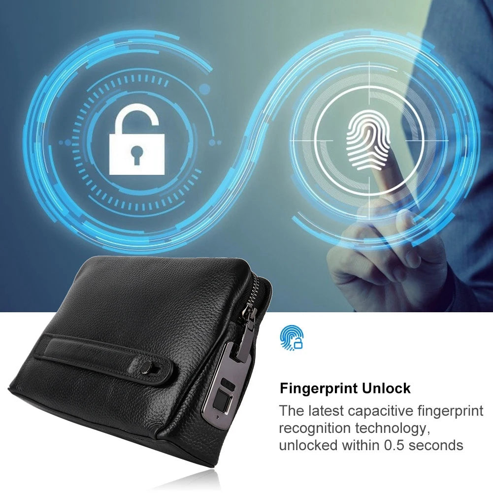 Fingerprint Security Anti Theft Wallet