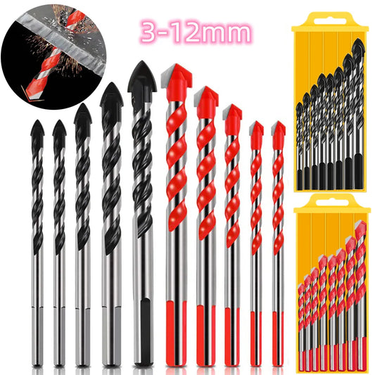 8PCS Multifunctional Triangle Drill Bit Set