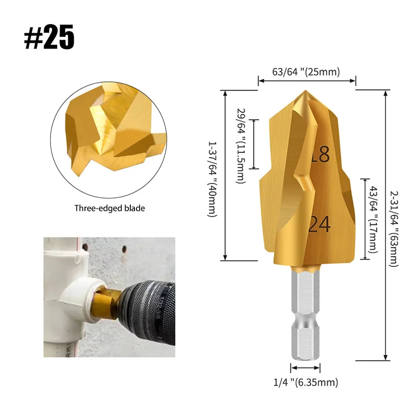 Stepped Drill Bit