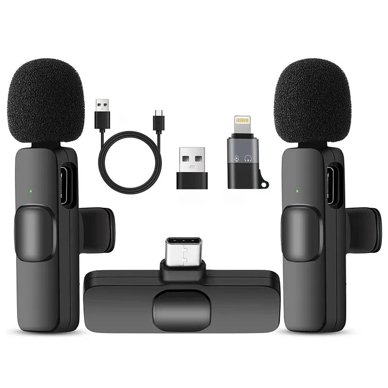 Lavalier Mini Portable Wireless Tie Microphone