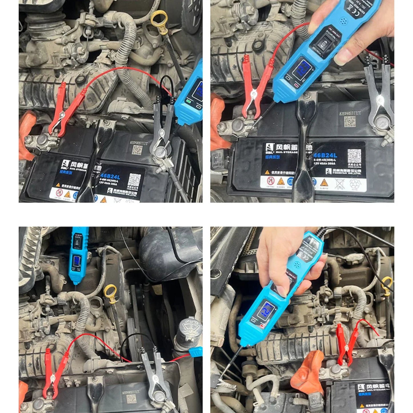 LCD 3.5-36V DC Automotive Electric Circuit Tester