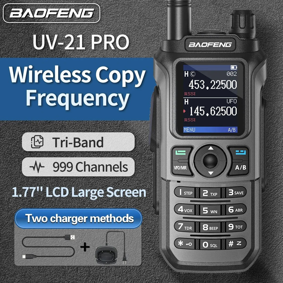 Baofeng UV 21 Pro Walkie Talkie