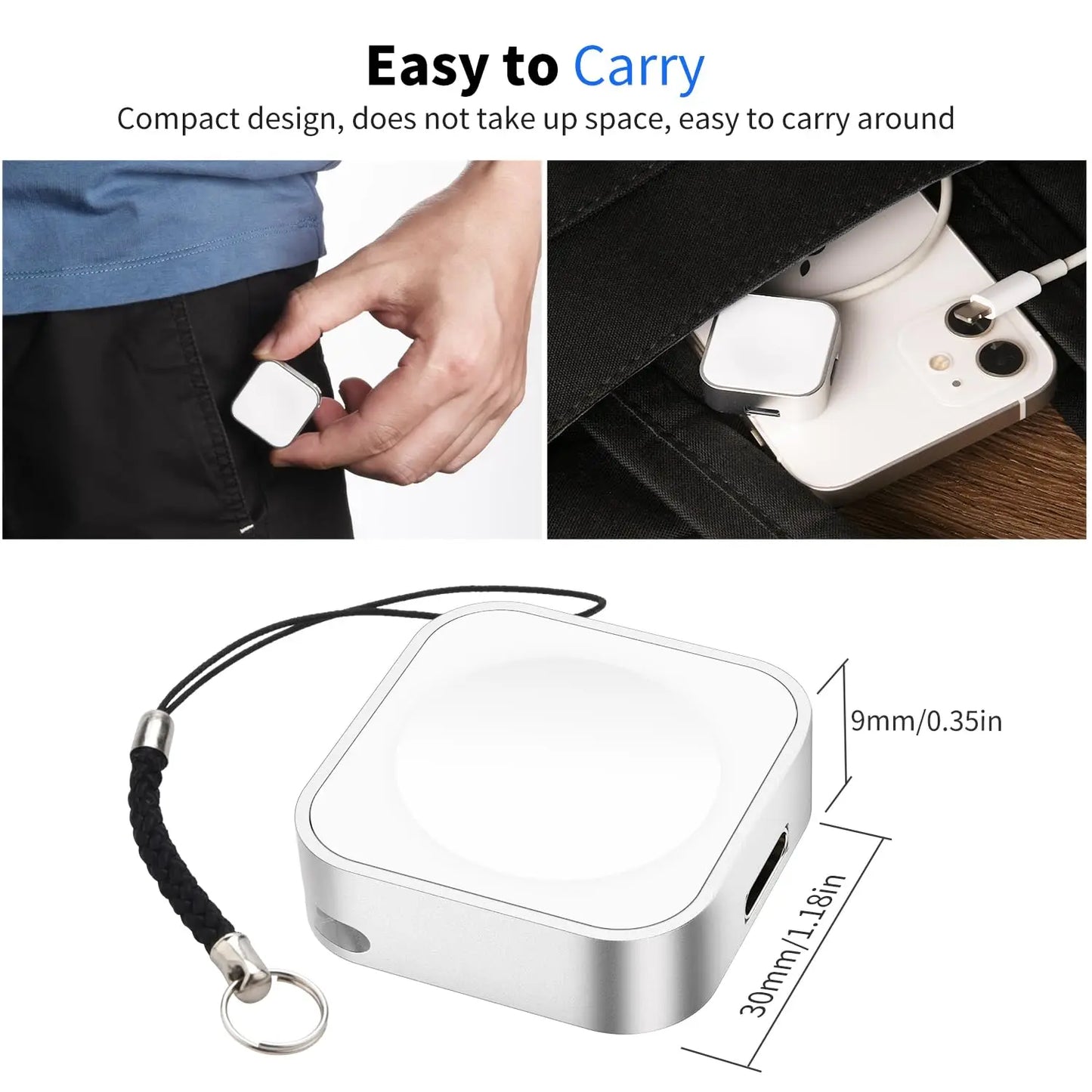 Portable Wireless Watch Charger