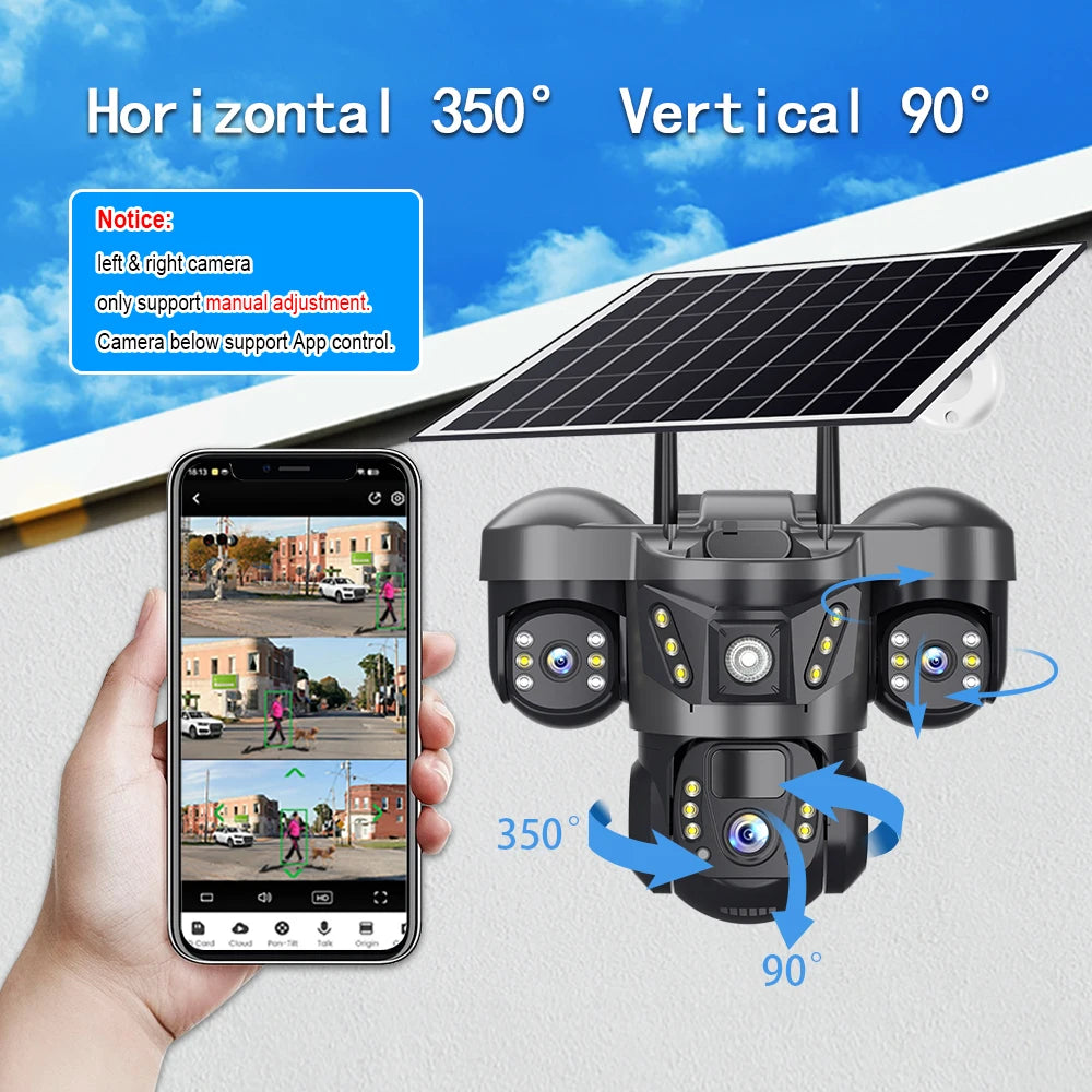 15MP Tri-lens Solar Camera