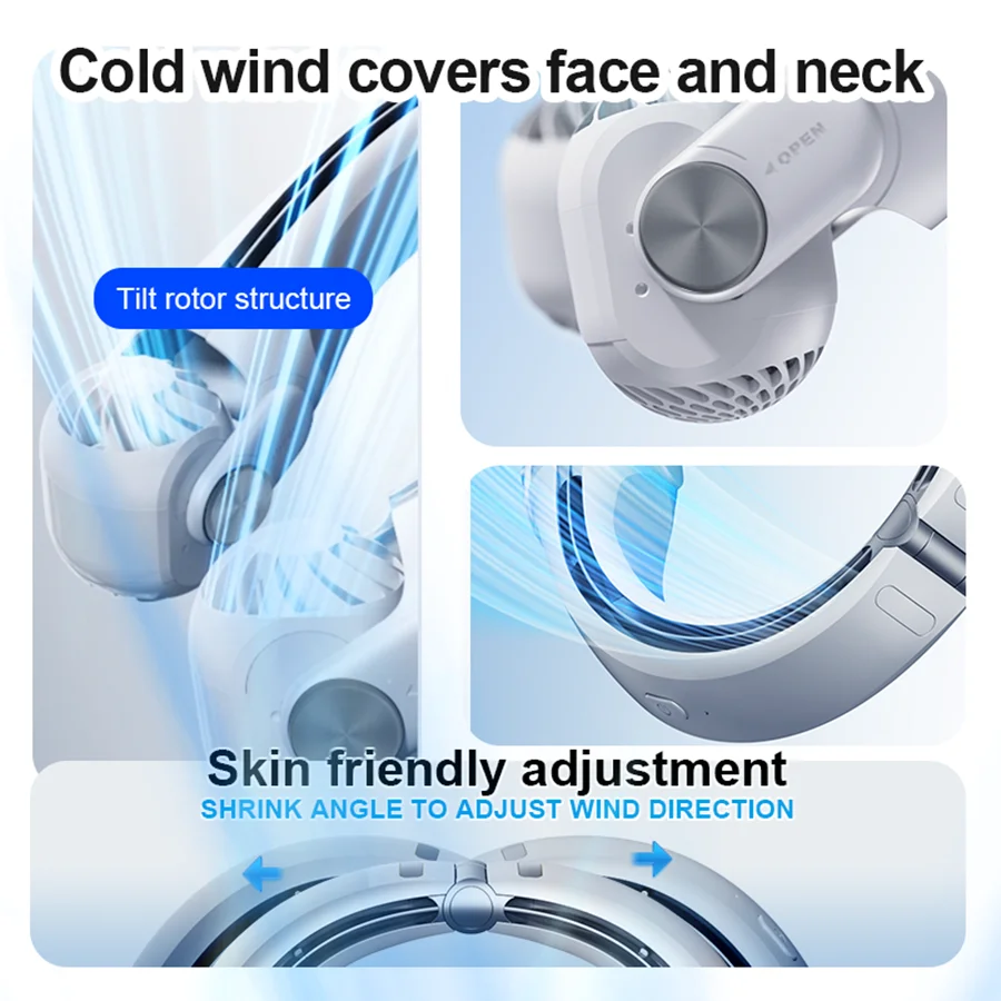 2024 New Wearable Neck Portable Air Conditioner