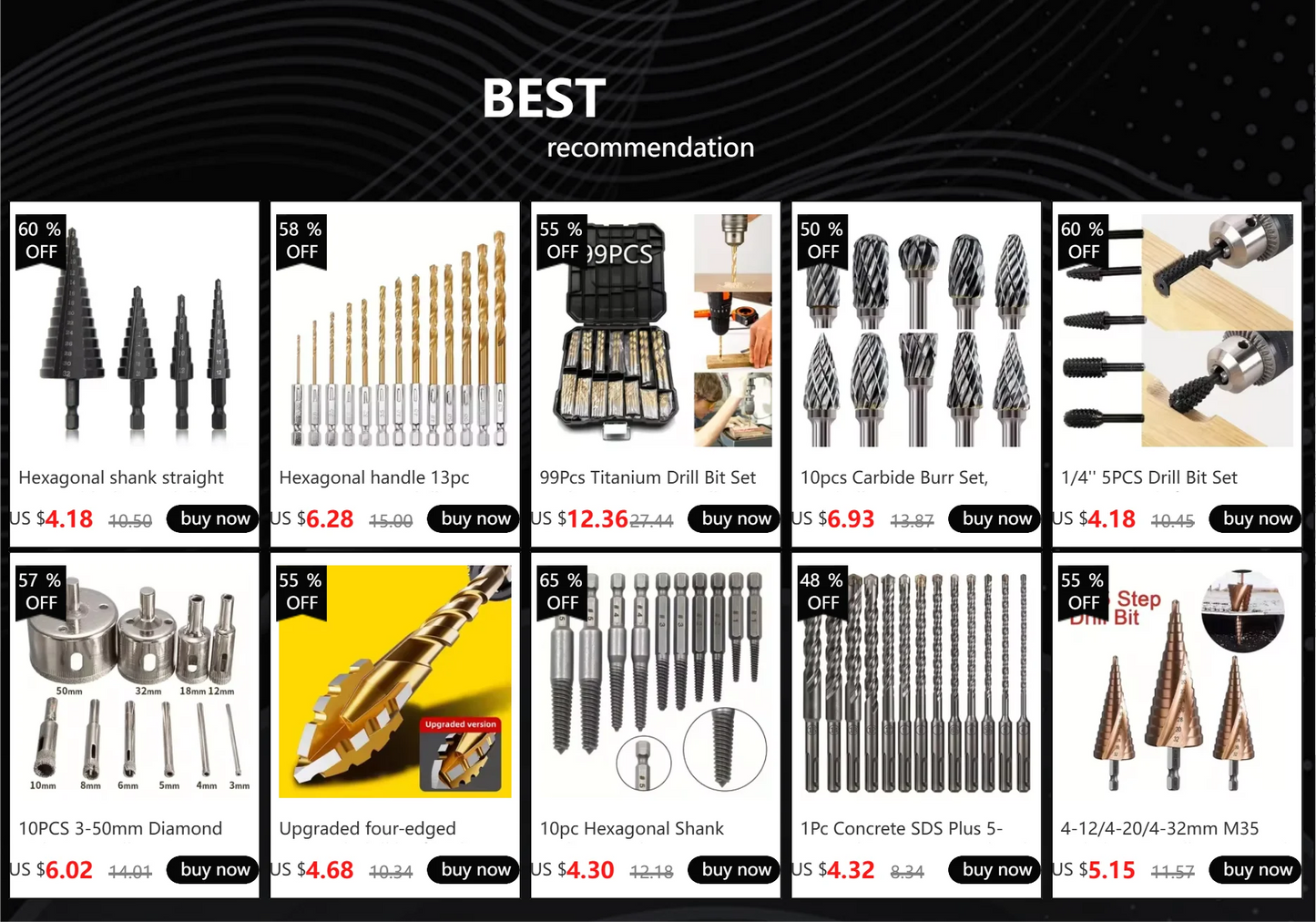 Stepped Drill Bit