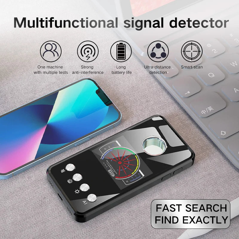 Detect Wiretapping and Wireless Camera Bug Gadgets