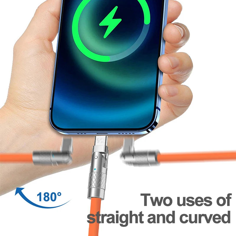 3 IN 1 USB 120W Fast Charging Cable