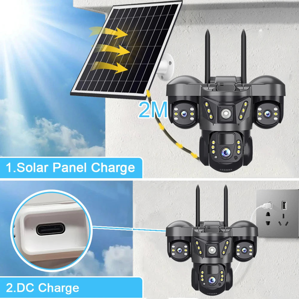15MP Tri-lens Solar Camera