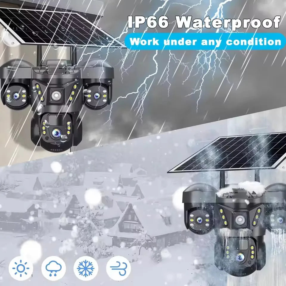 15MP Tri-lens Solar Camera