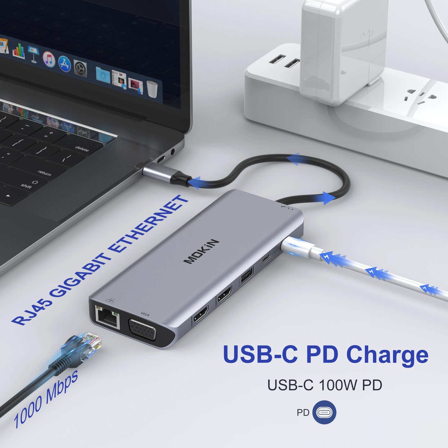 IOS USB-C Hub Docking Station