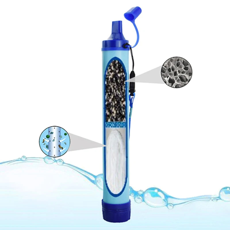 Emergency Portable Water Purification Straw