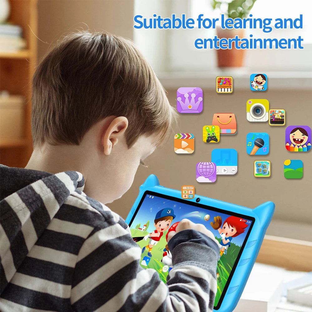 Kid Android 13 Tablet with Dual Camera