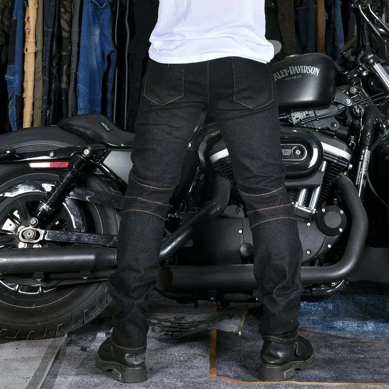 All Season Motorcycle Anti-fall Riding Jeans