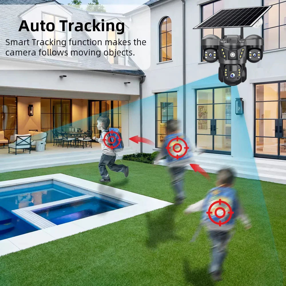 15MP Tri-lens Solar Camera