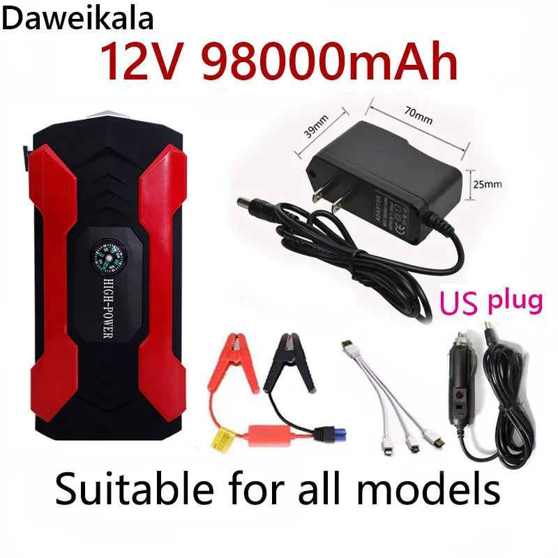 12V98000mAh Car Jump Starter