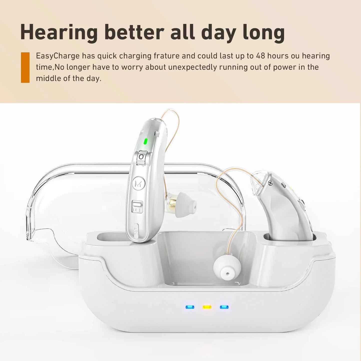 2024 New Behind The Ear Hearing Aids