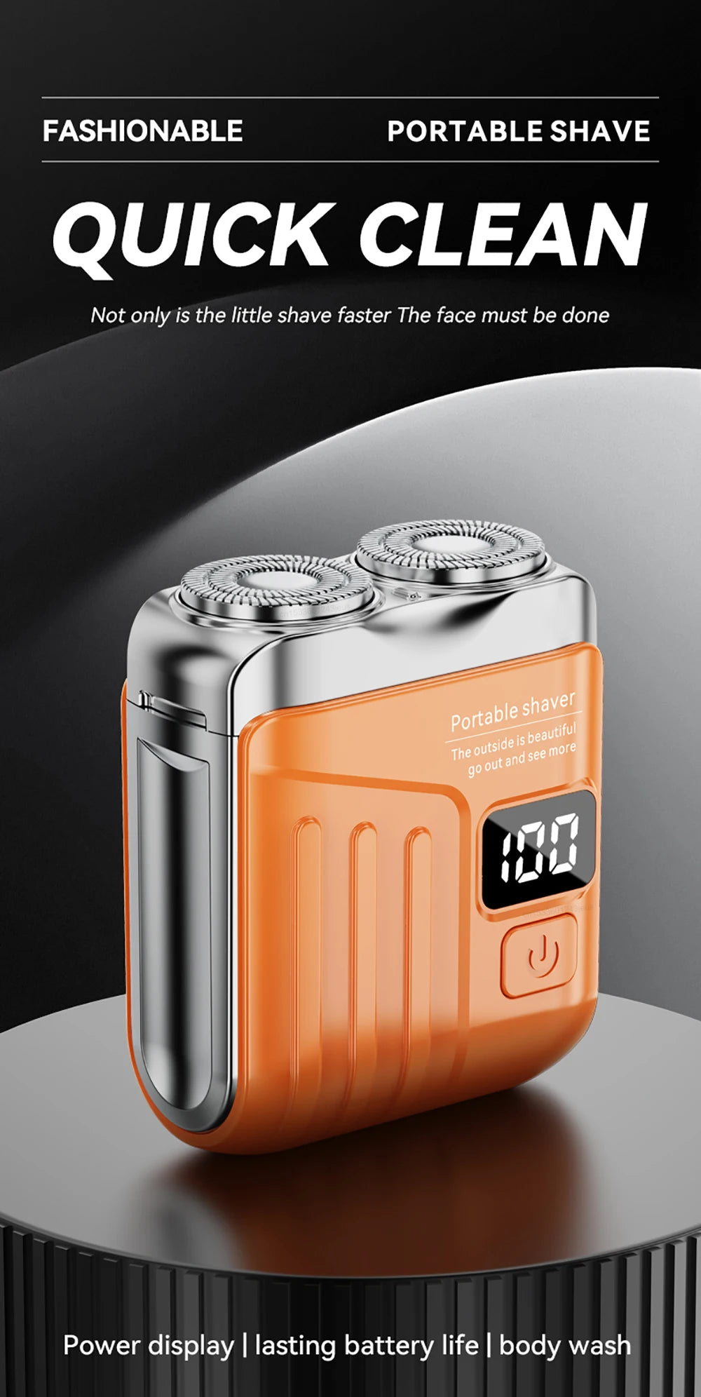 Electric Mini Travel Shaver