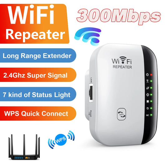 Wireless 300Mbps WiFi Repeater