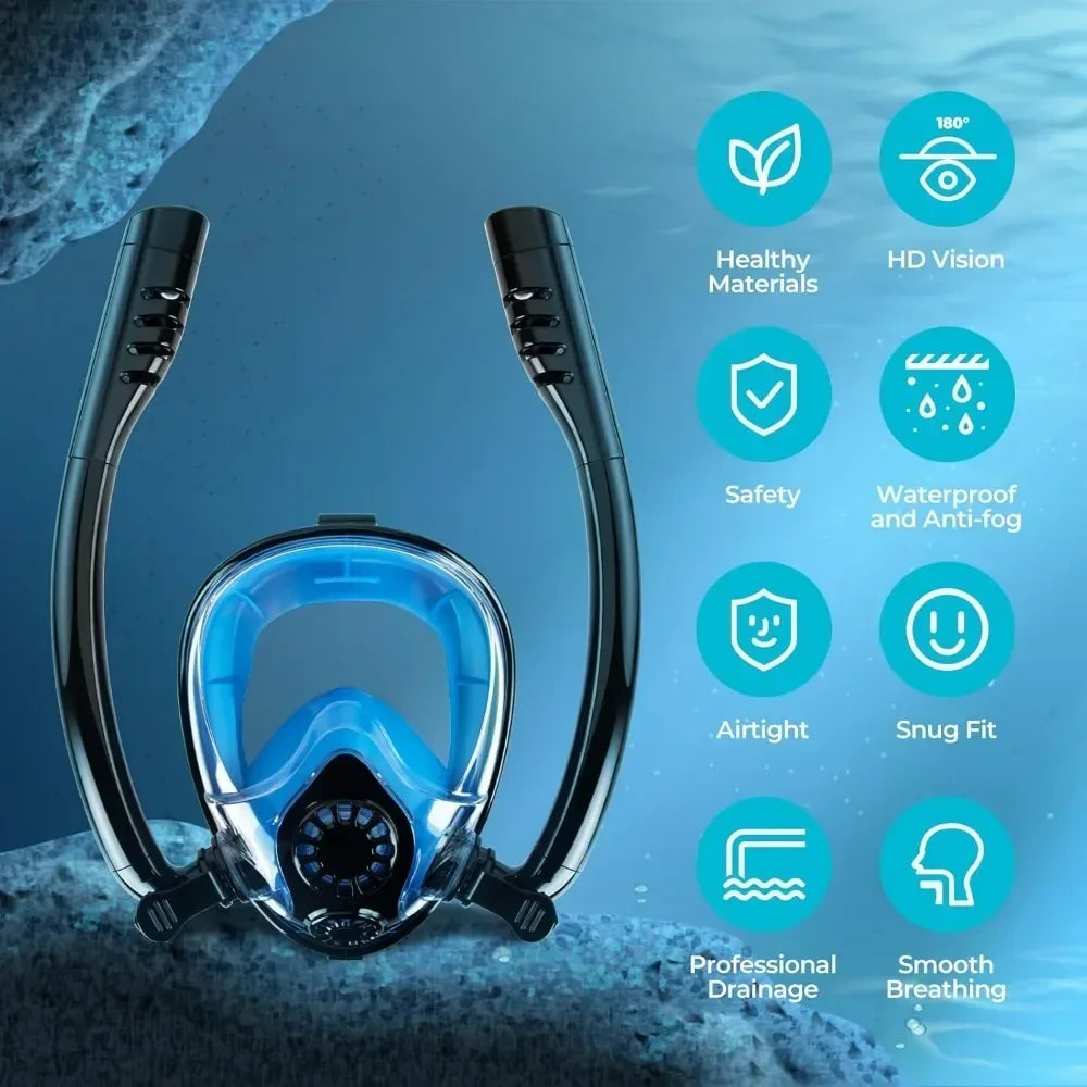 Snorkeling Scuba Mask with Oxygen Bottle