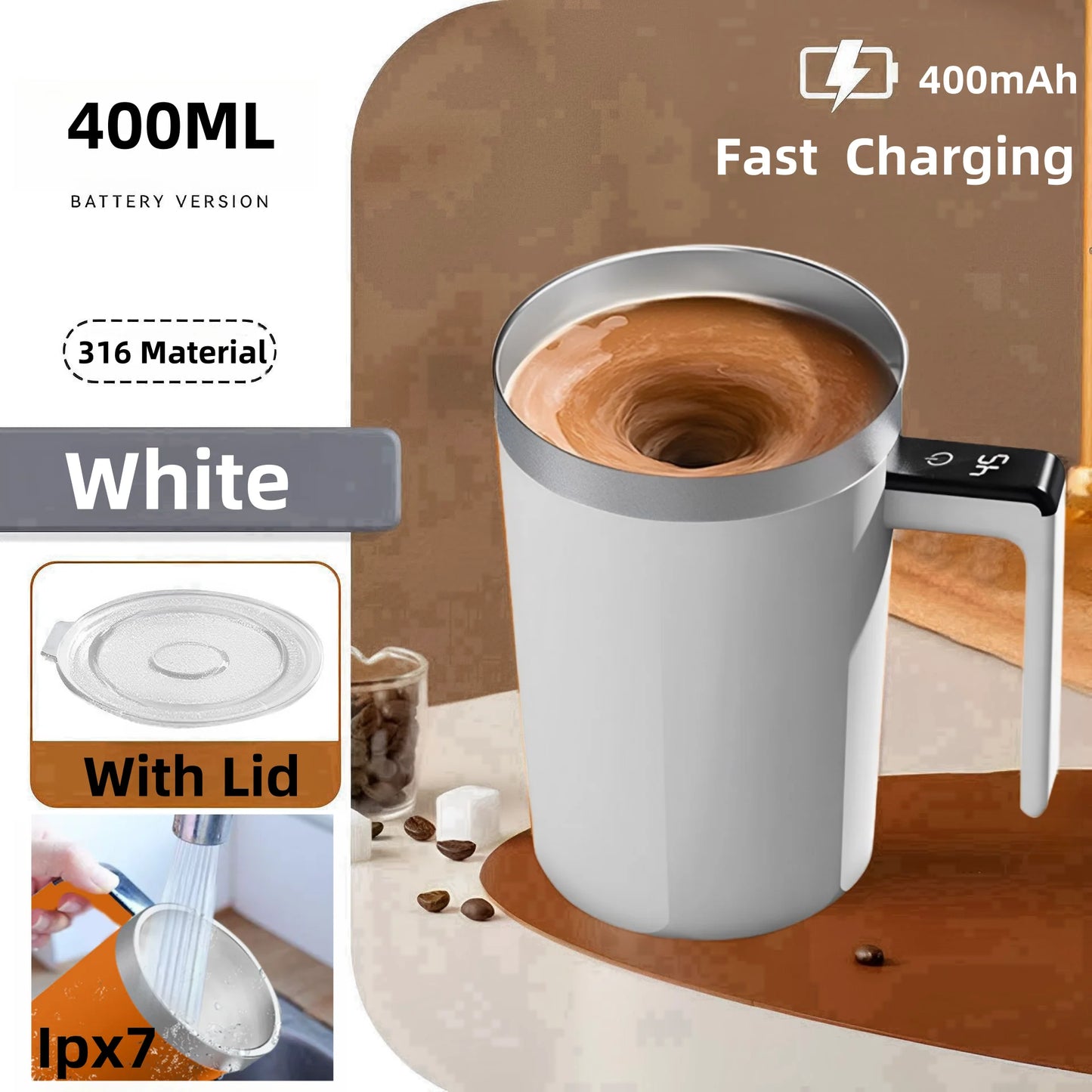 Rechargeable Self-Mixing Cup 