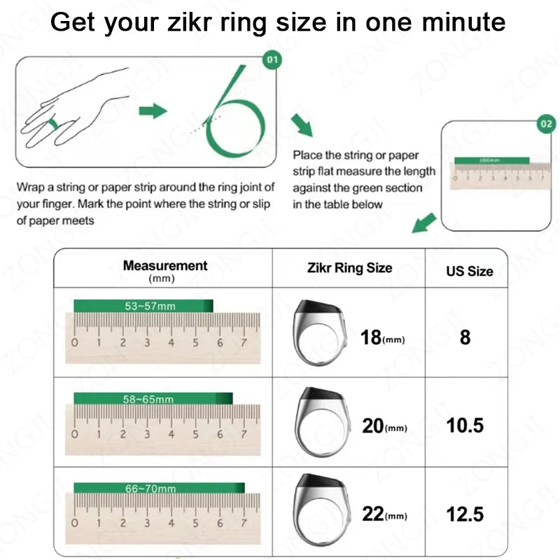 New IQibla Smart Zikr Ring