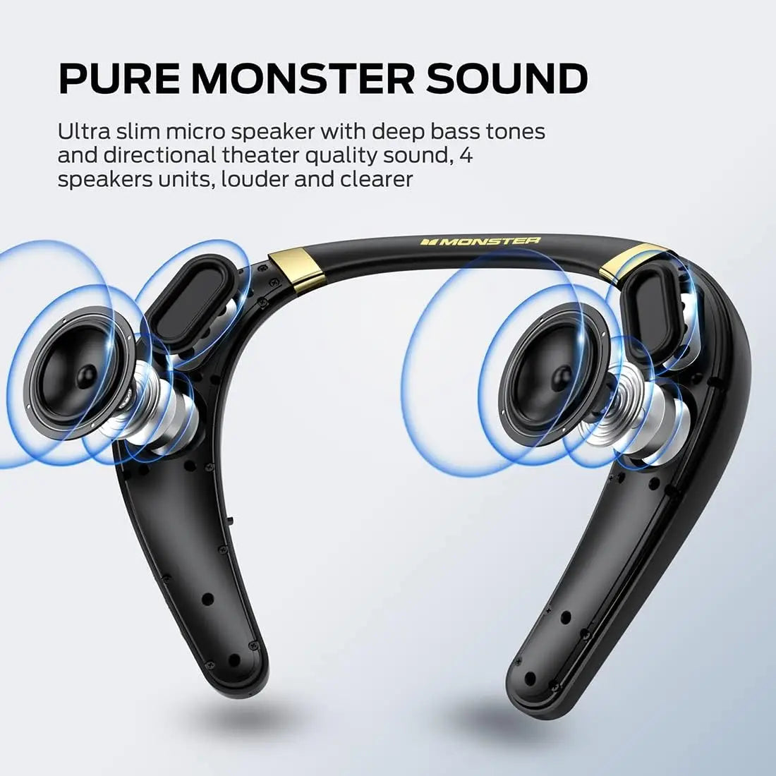 Monster Boomerang 3D Stereo Bluetooth Speaker