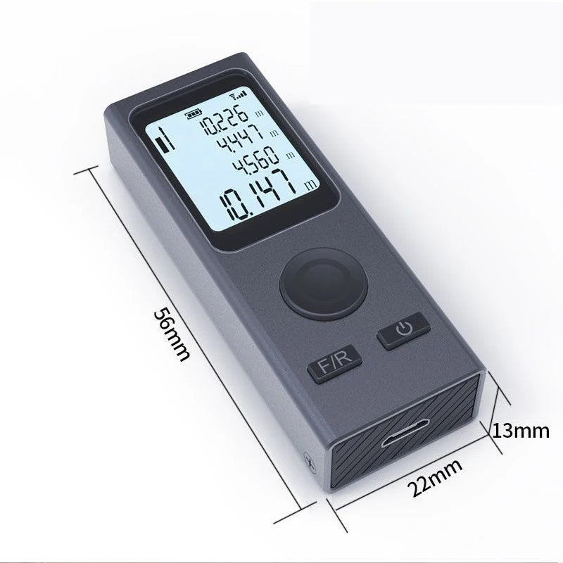 Mini Laser Rangefinder and Digital Tape Measure