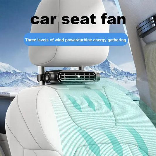 Headrest Rechargeable Fan