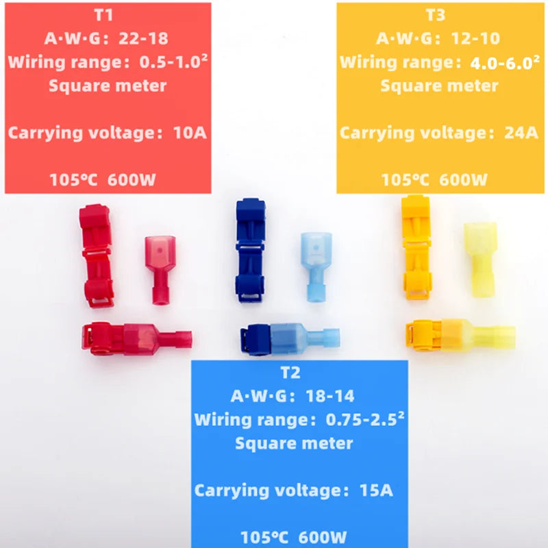 60/240/300 PCS Electrical Terminal Connectors