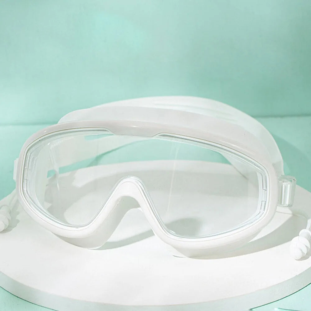 Adult and Youth  Anti-Fog Swim Goggles with Earplugs