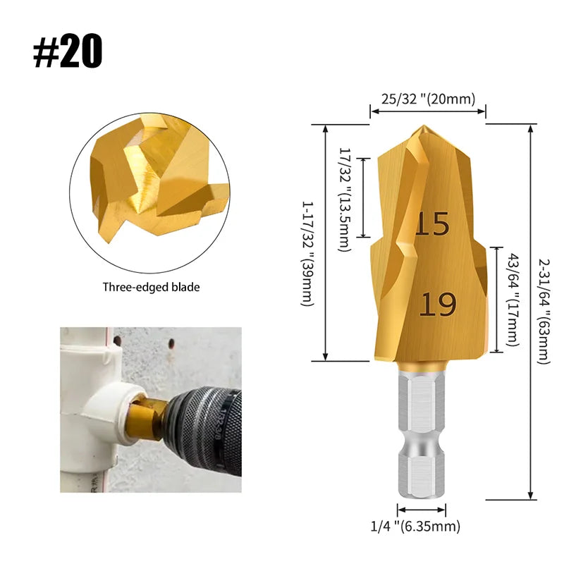Stepped Drill Bit