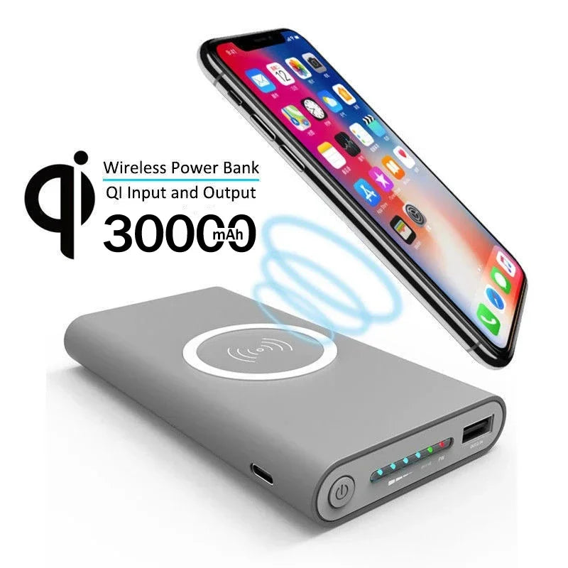 Two-Way Wireless Fast Charging Power Bank