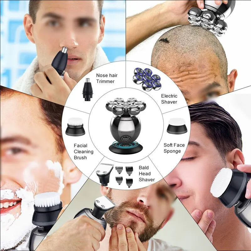 Electric 7D Floating Cutter Head  Shaver