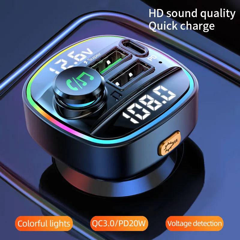 Bluetooth 5.0 FM Transmitter Adapter