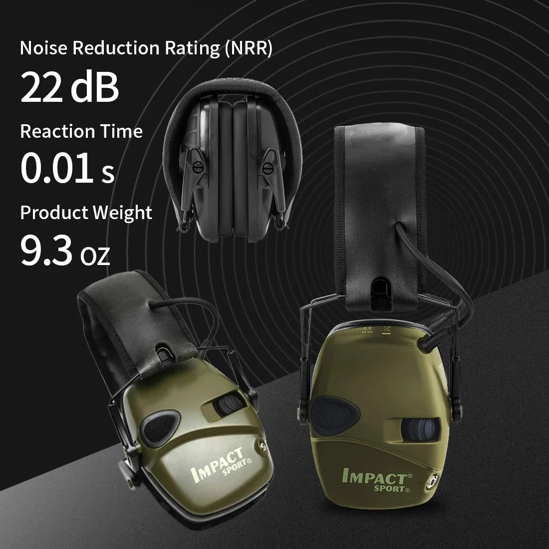 Anti-noise Electronic Shooting Earmuff