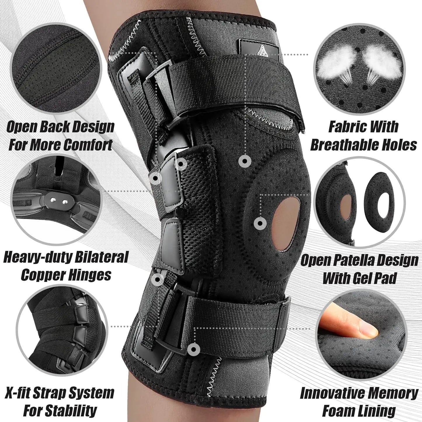 NEENCA Hinged Knee Brace