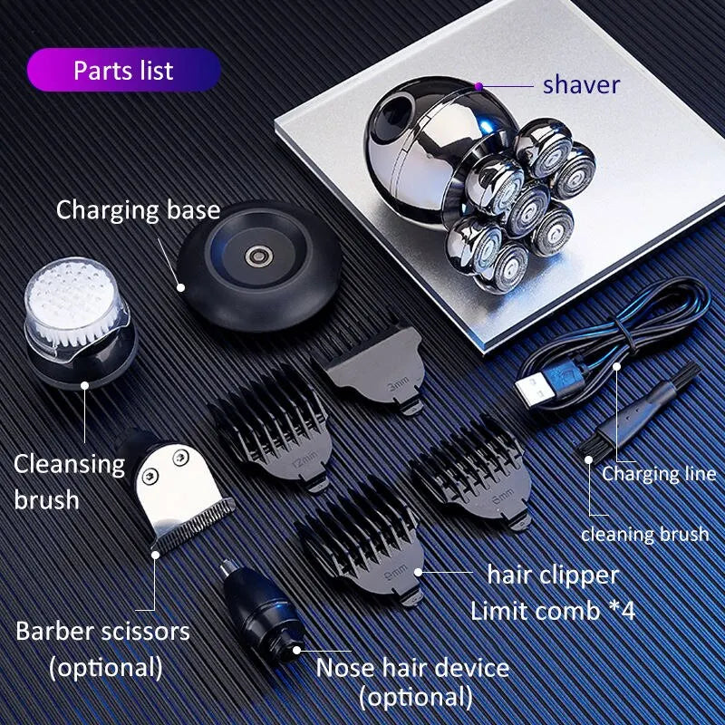 Electric 7D Floating Cutter Head  Shaver