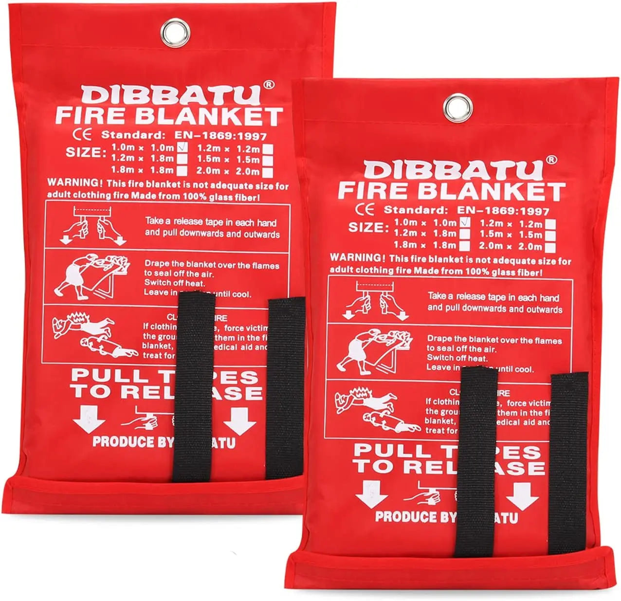 1M /1.2M/1.5M Fire Blanket